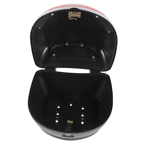 Gogogmee Motorcycle Trunk Tail Box Removable Scooter Luggage Case with Lock Capacity Motorbike Storage for Travel Easy Clean Surface Safe and Reliable Design