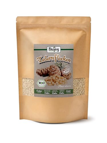 Biojoy Copos de Piñones de Cedro BÍO (1 kg), crudos y sin aditivos (Pinus sibirica)