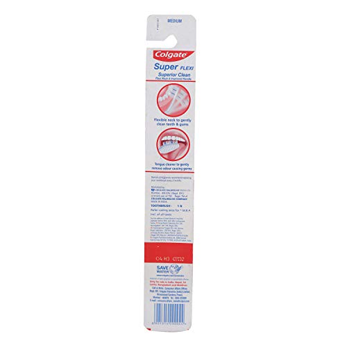 Image of Colgate Super Flexi Toothbrush - Manual, Adult, Soft (Medium) Multicolor