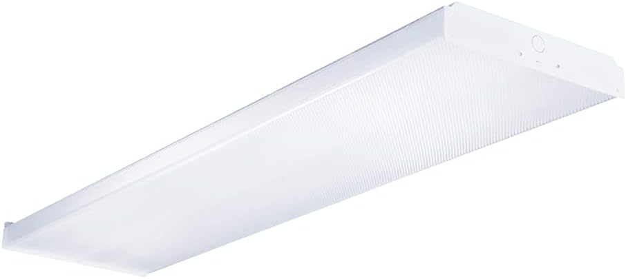 EATON Lighting WN232R 4' 2 Lamp T8 Residential Wrap , White