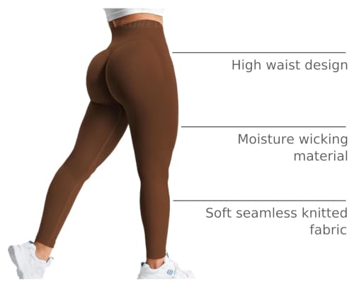 Image of YEOREO Boost Amplify Leggings for Women Seamless Scrunch Leggings | High Waist, Scrunch, Yoga, Athletic