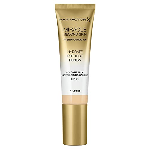 Max Factor Miracle Touch Second Skin, 01-Fair, 30 ml