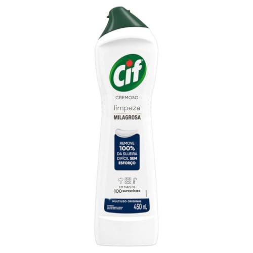 Cif Cremoso Limpeza Milagrosa Remove 100% Da Sujeira 450 Ml