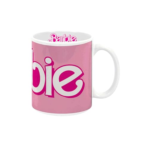 Barbie Tasse à Café, Tasse en Céramique, Tasse à Motif de Poupées, Cadeau pour Adultes et Adolescents