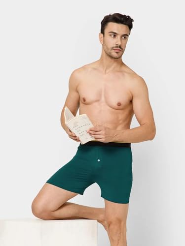 Image of Bummer Micro Modal Boxer Shorts for Men - Ultra Soft & Breathable, 3 Times Softer Than Cotton, Anti-Bacterial, Stretchable for Ultimate Comfort & Style, Pack of 1 (A Shark Tank Product)
