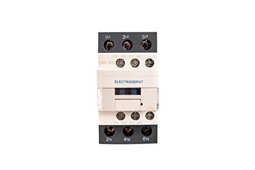 Electrodepot 20 Amp Motor Control Ac Contactor 18A 3 Phase 3-Pole, Lighting 32A Coil 120V - 100% Quality #TOP3