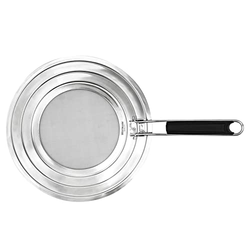 Protection anti-éclaboussures inox avec manche isolant
