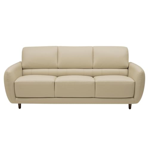 Image of Wakefit Sofa Set | 5 Year Warranty | Sofa 6 Seater, 6 Seater Sofa for Living Room, Wooden Sofa Set, Sofa Set 3+2+1 Seater - Solomon(Robin : Beige)