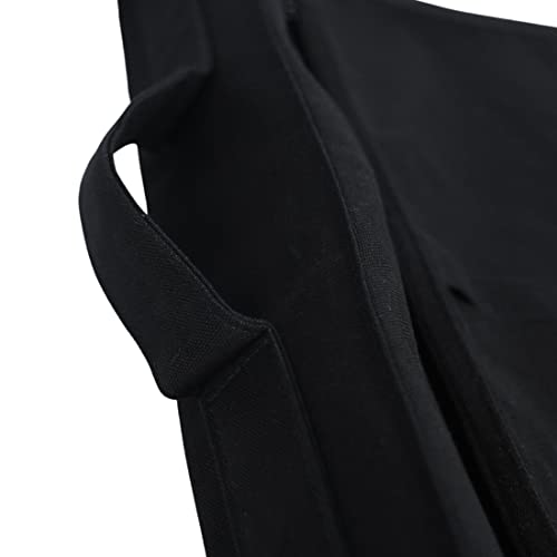 Tag&Crew Garment Bag for business travel, carry on, foldable storage premium clothes, suits, long wedding dresses with removable shoulder strap - Black3