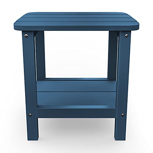 Serwall Adirondack Table Outdoor Side Table- Blue #TOP1