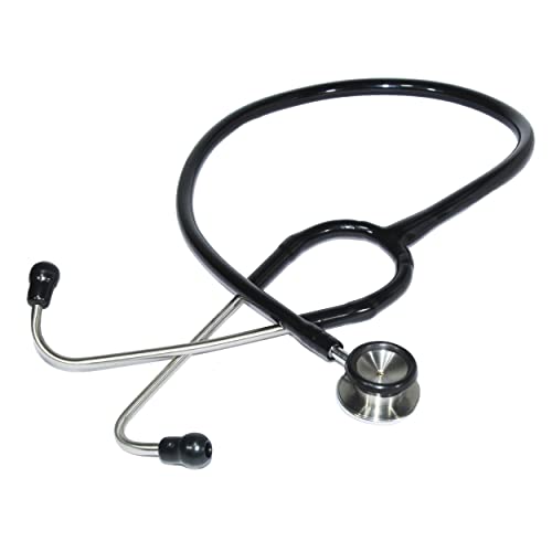 Image of Dishan Stethoscope- Evolife Pediatric- for Doctors and Medical Students- Black Tube