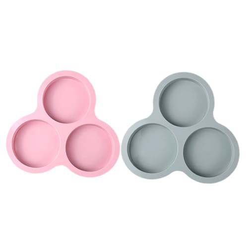 Cabilock 2Pcs Non Stick Silicone Baking Mold Versatile Muffin Pan for Home Bakery Use Easy Desserts Cookies and Cupcakes Includes