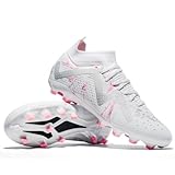 DASHANGYAN Chaussures de Football Unisexe TF Intérieur/Herbe Artificielle - Mi-Haute à L...