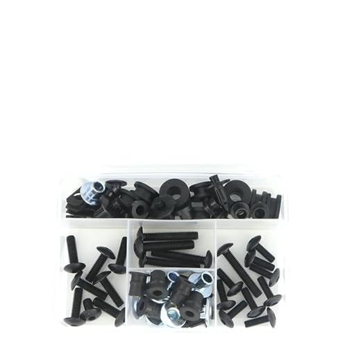 Tornillos de carenado para Suzuki GSX 650F 2008-2015 con tuercas de velocidad y clips negros