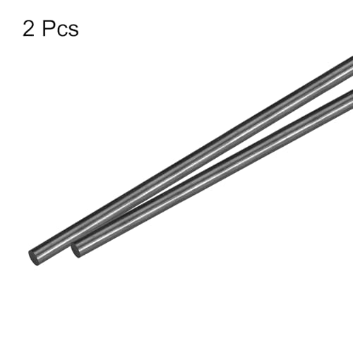 QUARKZMAN Kohlefaserstab, 5mm x 420mm für RC Auto Flugzeug DIY Werkzeug Flügelrohr Quadcopter Arm, Packung mit 2
