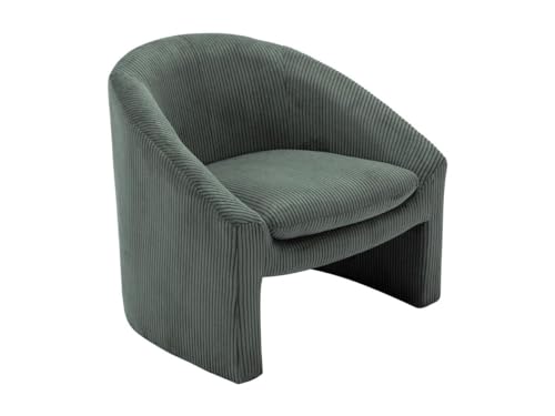 Vente-unique-Sessel - Cord - Grün - OSSANA