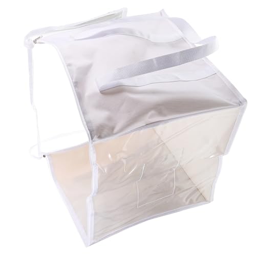 VOSAREA 2pcs Giant Pvc Toy Storage Bags Zipper Dress up Storage Boxes for Boys and Girls Tidy Organizers for Playroom Bedroom Living Area