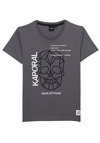 Kaporal Garçon Kaporal Tee Shirt Garcon Modèle MECK Couleur Asphalt Taille 8 Years, Asphal, ans EU
