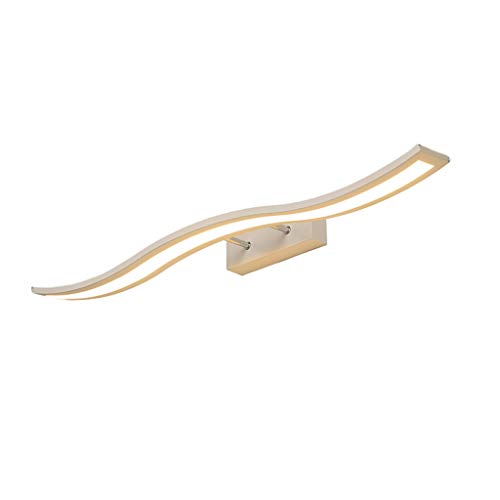 Appliques de salle de bain au design créatif courbe et éclairage LED élégant