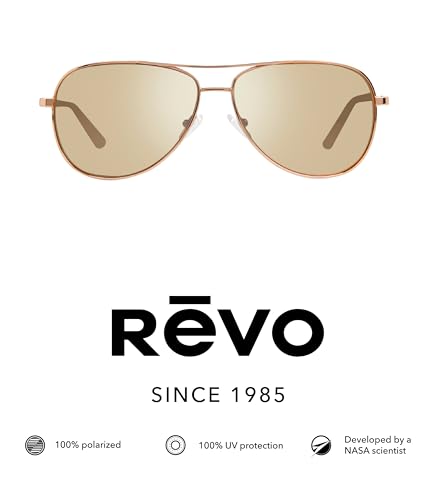 Revo Sunglasses Relay: Women's Polarized Lens with Medium Metal Aviator Frame2