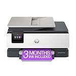 HP OfficeJet Pro 8135e Wireless All-in-One Color Inkjet Printer, Print, Scan, Copy, Fax, ADF, Duplex Printing, Best-for-Home Office, 3 Months of Instant Ink included (40Q35A)