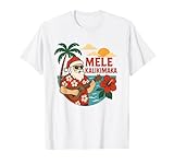 Mele Kalikimaka Christmas Tree Lights Xmas Shirt