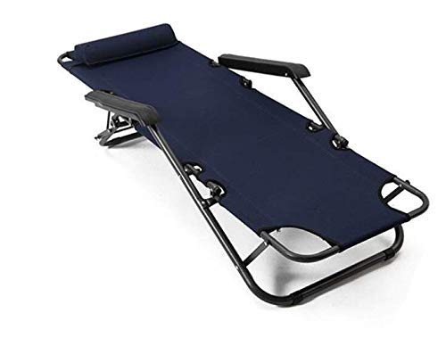 Image of Zero Gravity Chair, Lawn Chair Recliner Lounge, Portable Camping Folding Beach Chair with Removable Pillow (Orange)