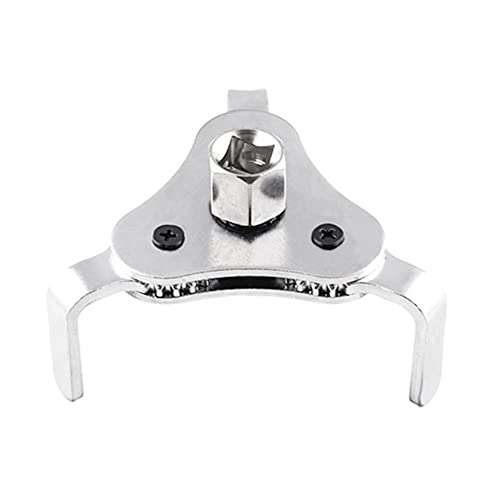 Universal Adjustable Oil Filter Wrench Tool Best For Removing Motorcycles Cars Trucks & Heavy Duty Oil Filters Fits Diameters 2 1/8-4 1/2 Inches Fits ⅜ And ½ Inch Drive #TOP6