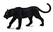 MOJO Black Panther Realistic International Wildlife Toy Replica Hand Painted Figurine