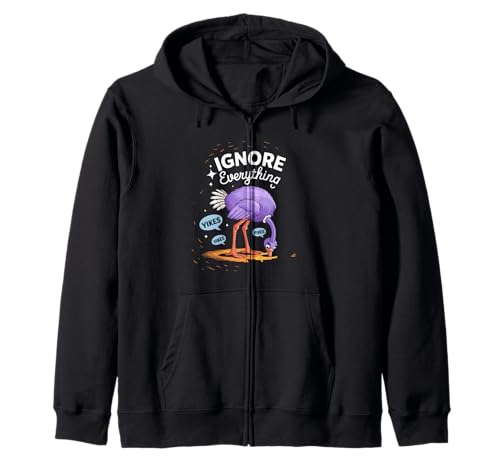 Ignorar Todo el Humor sarcástico Sudadera con Capucha