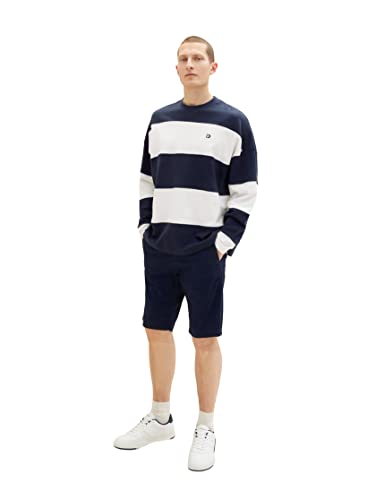 TOM TAILOR Herren 1035037 Slim Chino Bermuda Shorts mit Stretch, 10668 - Sky Captain Blue, 28 – Ansicht 6