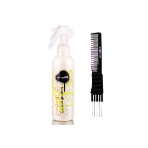 yper Affinage Indigo Enforcer Gel Spray 8.5 oz con Peine miniatura 1