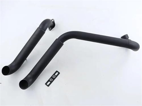 Tuyau d'échappement chrome haut de gamme pour moto Yamaha XV 535