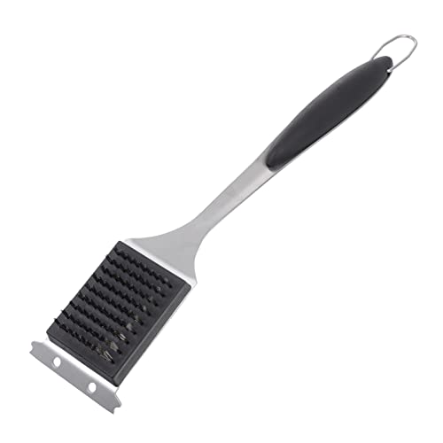 Happyyami Grill Brush Cleaner Durable Barbecue with Long Handle for Safe Use Accessory for Outdoor Grilling and Supplies