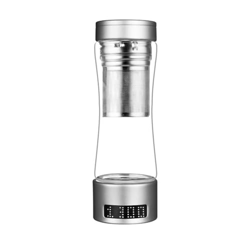 Gourde riche en hydrogène SPE 1400PPB et ioniseur performant avec infuseur en verre