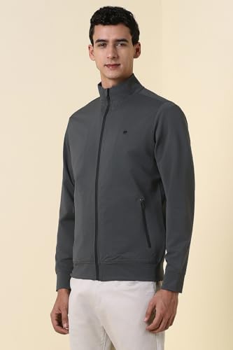 Image of Allen Solly Mens Cotton Blend Standard Length Jacket