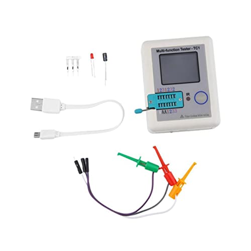VILLCASE 2 Unidades Capacitor Te Kits Eletrônicos Medidor De Indutância Testador Npn Pnp Testador De
