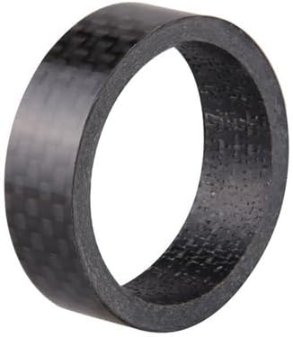 4/5pcs/set Bicycle Headset Washer Stem Spacer 3/5/10/15/20mm Carbon Fiber Bike Washer Spacing Pad Ring Kit for 28.6mm Front Fork for Bikes(1pc-10mm)