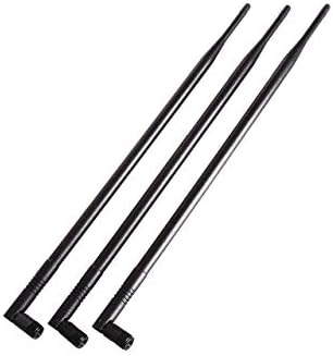 10dBi 2.4GHz 5GHz WiFi Booster Omni Directional Antenna RP-SMA for Wireless Wi-Fi Router Network Devices PC Security Cameras Wireless Outdoor WiFi Internet Extender Booster USB Adapter WiFi Card