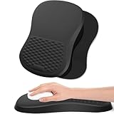 【Confort Ergonomique Repose Poignet】Conception avec support de poignet intégré : Mousse à mémoire de forme + structure en gel assurent alignement naturel du poignet, réduisent la fatigue lors de longues sessions de travail ou de gaming. Idéal pour utilisateurs réguliers d’ordinateur, confort personnalisé durable.