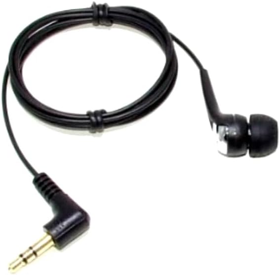 Premium - Audiophile High-Definition Single Earbud - Hear Both Stereo Channels with one Earbud - Great When You Need to Keep one Ear Open. Rubber earhook Included