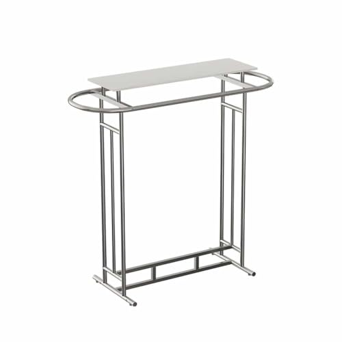 Boutique de vente au détail portant vêtements métal étagère argent 120cm