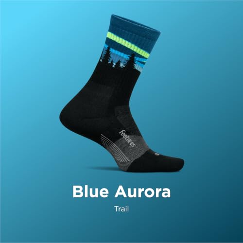 Image of Feetures Trail Max Cushion Mini Crew Sock - Hiking Socks for Men & Women