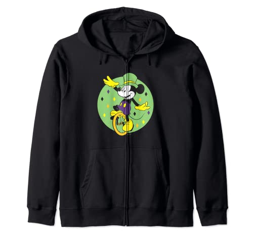 Sweat zippé Mickey Mouse de Mardi Gras : qualité supérieure et finitions Disney