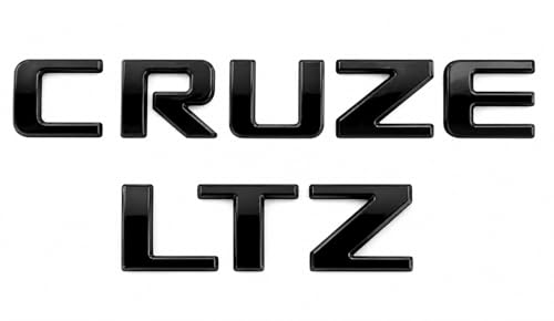 Emblema Traseiro Cruze Ltz Preto Black Piano De 2012 A 2016