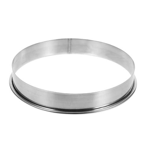 Stainless Steel Pizza Topping Ring Pastry Mold for Even Topping Distribution Kitchen Tool for Baking for Making Donuts Biscuits and Pancakes