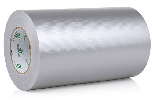 Ruban adhésif en tissu argenté 250mm toilé renforcé étanche bricolage cerclage boîte