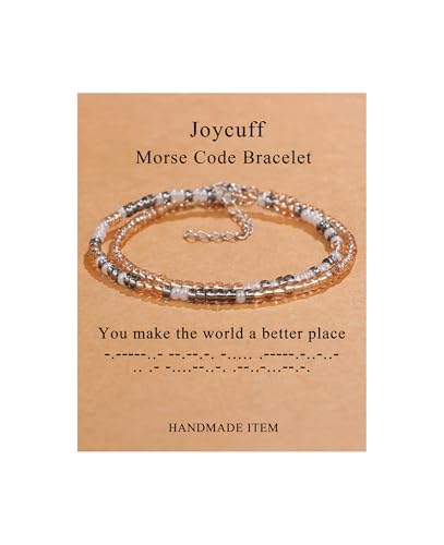 Image of JoycuFF ๐ ๐ผ๐ฟ๐๐ฒ ๐๐ผ๐ฑ๐ฒ ๐๐ฟ๐ฎ๐ฐ๐ฒ๐น๐ฒ๐๐ ๐ณ๐ผ๐ฟ ๐ช๐ผ๐บ๐ฒ๐ป Inspirational Gifts Beads Bracelets for Women Encouragement Birthday Gifts for Daughter Sister Niece Granddaughter Mom Best Friend