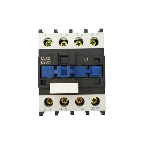 Contacteur 3P 25A 660V haute endurance avec bobine 24V CA et bloc NC moulé CJX2-2501