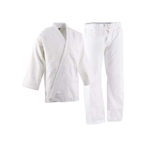 TMA Professional Kimono - Heavyweight Karate Canvas Uniform - 100% Advanced Cotton Karate Gi 14 oz Adult and Kids White